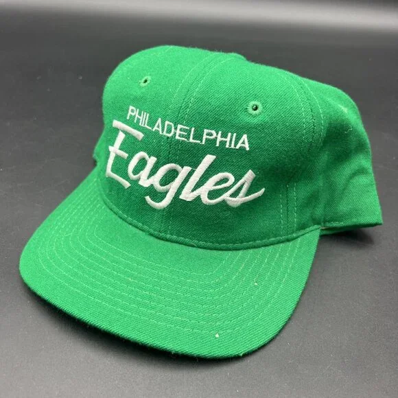 Vintage 90s Philadelphia Eagles Sports Specialties Hat Green One Size - Picture 14 of 14